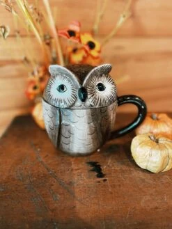 Owl Mug With Lid
