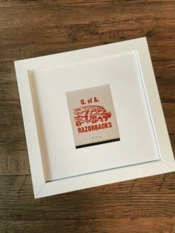 Match South: University Of Arkansas Framed Print - White -Home Goods Store image f3d02f42 f3d3 416b b2ba 34115fb6413f