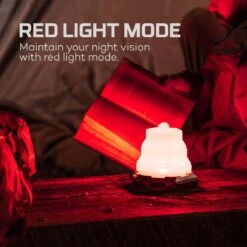 Nebo: Galileo Air 1000 Collapsible Lantern -Home Goods Store neb ltn 1003 galileo air 1000 web graphic red light
