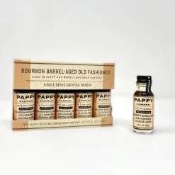 Pappy & Co: Bourbon Barrel-aged Old Fashioned Mix: Single Serve 5-pack -Home Goods Store pappy5pack