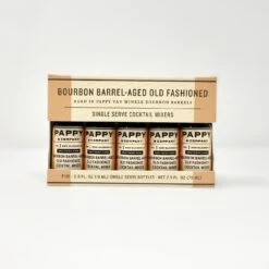 Pappy & Co: Bourbon Barrel-aged Old Fashioned Mix: Single Serve 5-pack -Home Goods Store pappyfivepack1