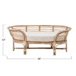 Rattan Dog Bed (PICK UP ONLY) -Home Goods Store rattandogbed2