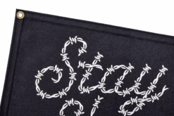 Oxford Pennant: Stay Sharp Camp Flag -Home Goods Store stay sharp camp flag detail